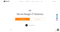 Desktop Screenshot of nexgenits.com