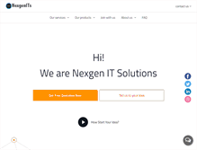 Tablet Screenshot of nexgenits.com